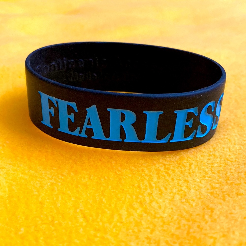 Fearless Rubber Bracelet